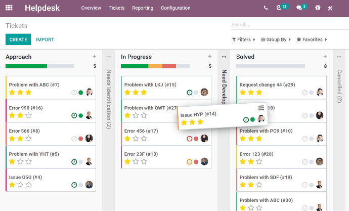 Helpdesk module - Geweldige gebruikersinterface