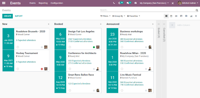 Evenementen module - Evenementen voor uw publiek Evenementen module - Evenementen voor uw publiek